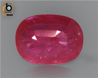 NATURAL RUBY (MANAK) (HEATED & TREATED) (MH) 1.75 CRT ( 29326 )